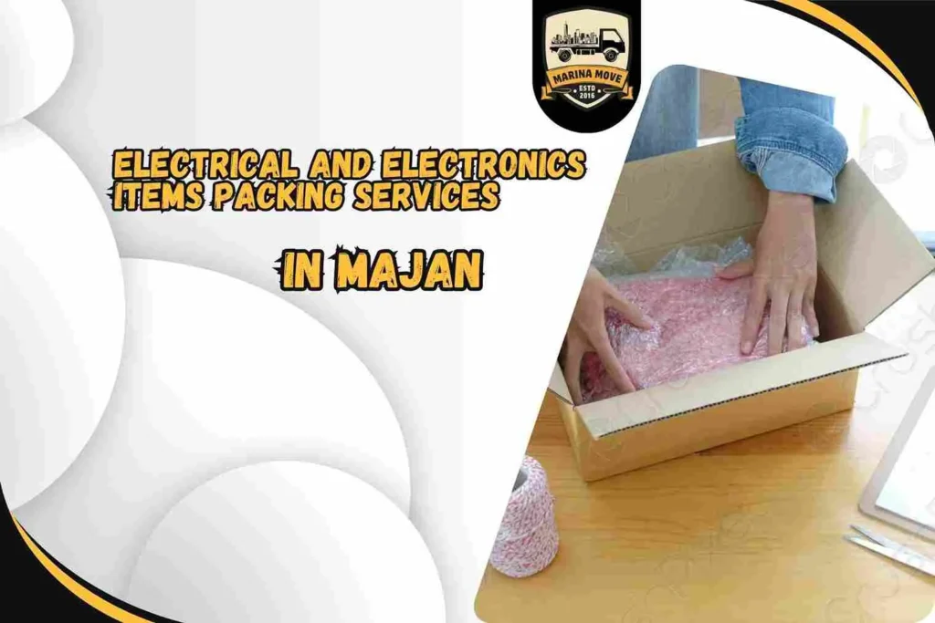 Electrical and Electronics items Packing Services in Majan