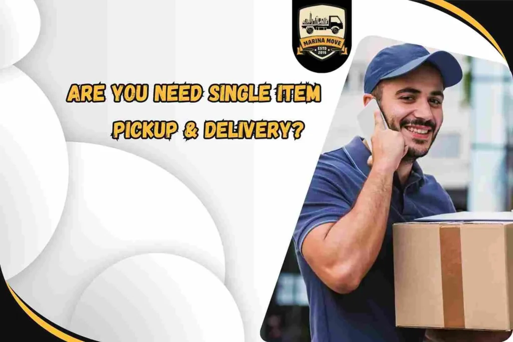Are you need Single item Pickup & Delivery?