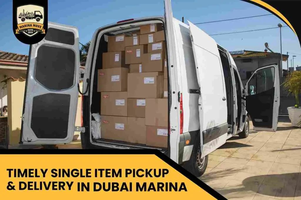 Timely Single Item Pickup & Delivery in Dubai Marina